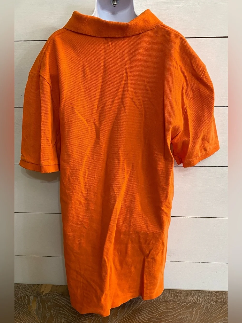 Vintage Polo Ralph Lauren Big Boys’ Sz L (14-16) Orange Iconic Mesh Polo Shirt